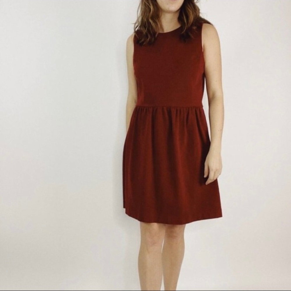 J.Crew Daybreak Fit and Flare Sleeveless Dress